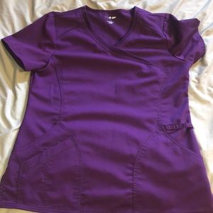 Purple scrub top
